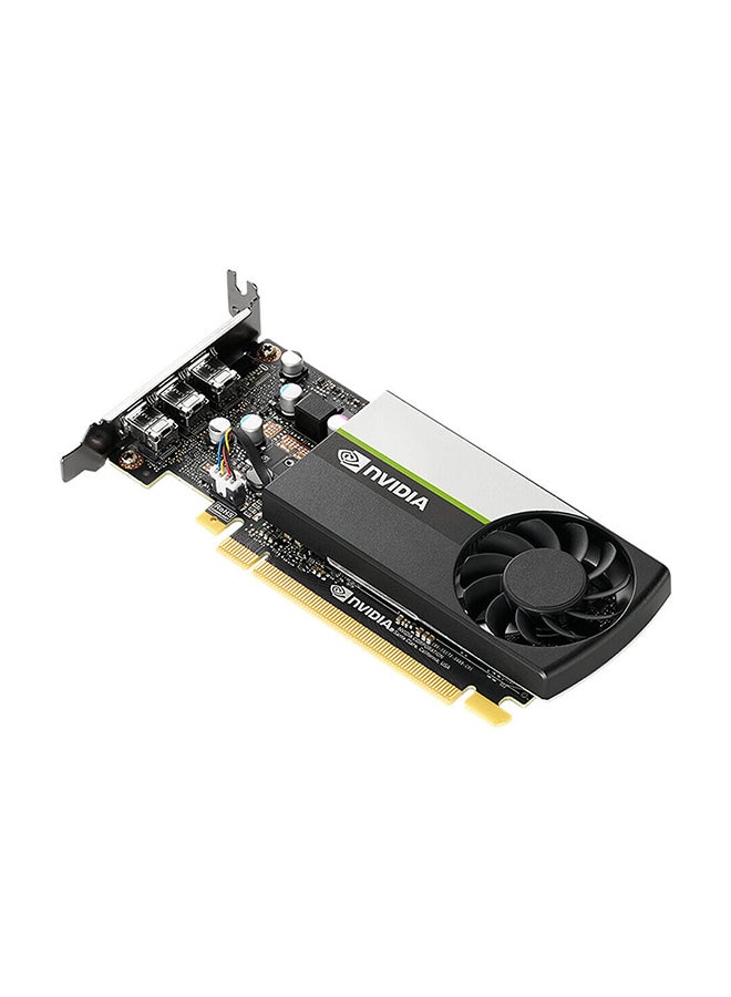 إنفيديا بطاقة الرسوميات T400 منخفضة الارتفاع، 4 جيجابايت من ذاكرة GDDR6 بسعة 64 بت، عرض نطاق ذاكرة 80 جيجابايت/ثانية، 384 نواة CUDA، PCIe 3.0 x16، معمارية NVIDIA Turing، 3 x Mini DisplayPort | VCNT400-4GB-SB - Image 3