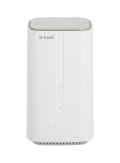 D-Link DWR 2000M 5G AX1800 router with 4 x Gigabit LAN ports, 1 x Gigabit WAN port, 1 x FXS port, 1 x USB 3.0 White  - Image 1