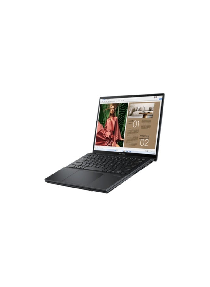 ASUS - Zenbook Duo UX8406M Intel Core Ultra 9 185H 14.0 Inch 3K OLED Touch 32GB RAM 1TB SSD Win 11 Home English Inkwell Grey - Image 1