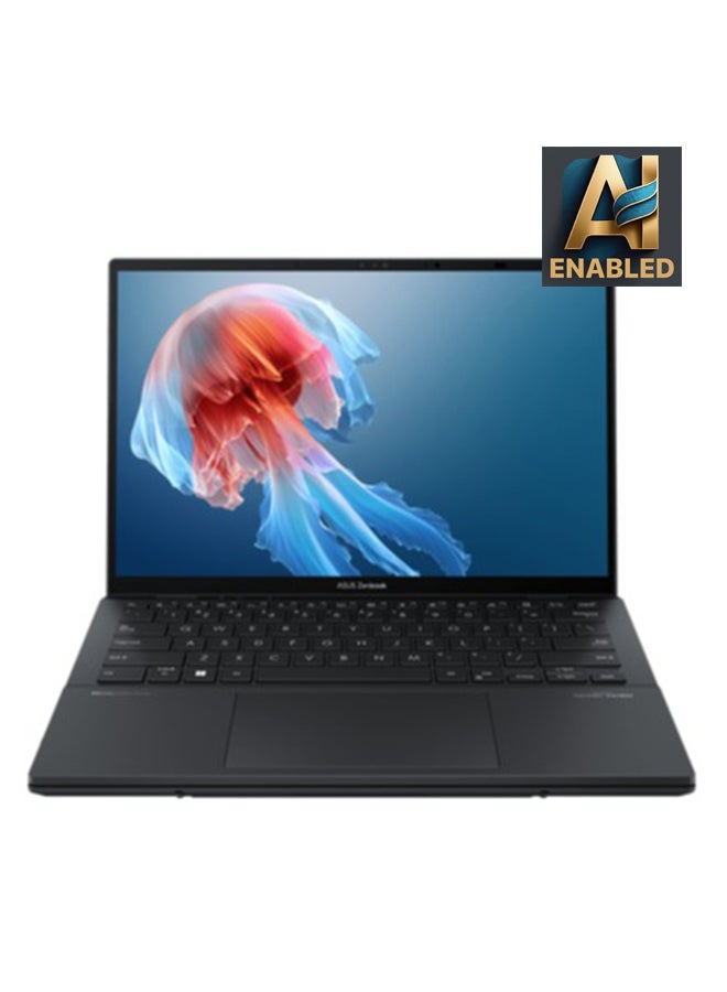 ASUS - Zenbook Duo UX8406M Intel Core Ultra 9 185H 14.0 Inch 3K OLED Touch 32GB RAM 1TB SSD Win 11 Home English Inkwell Grey - Image 1