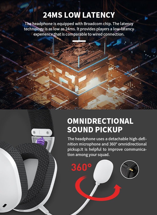 havit Wireless Over-Ear Gaming Headphones with Mic and Headset for PS4/PS5/Xbox One/Xbox Series/Nintendo Switch/PC - Image 4