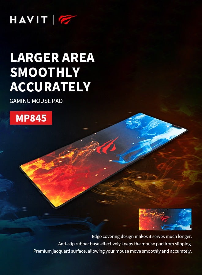 havit - Non-Slip Gaming Mouse Pad, Large Area Coverage, Advanced Jacquard Surface, Cool Pattern Design, Suitable for Gamers - Image 1
