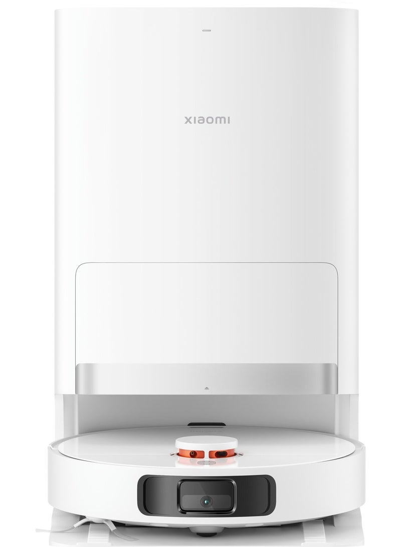 Xiaomi - Robot Vacuum X20+ With All-In-One Smart Base Station 6000Pa Suction Power, LDS Laser Navigation, Voice Control, Wet & Dry 4 L 30 W C101 White - Image 1