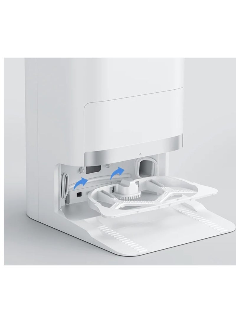Xiaomi - Robot Vacuum X20+ With All-In-One Smart Base Station 6000Pa Suction Power, LDS Laser Navigation, Voice Control, Wet & Dry 4 L 30 W C101 White - Image 1