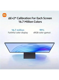 شاومي شاشة A24i | 1080 بكسل | معدل تحديث 100 هرتز | منفذ HDMI 2.0+DP 1.4 | شاشة صلبة IPS | هيكل فائق النحافة 7.5 مم  - Image 4