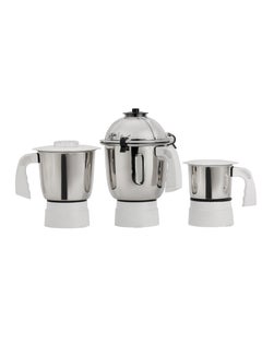 GEEPAS 3 In 1 Mixer Grinder With Stainless Steel Blade & Jar 1200 W GSB44114 White  - Image 3