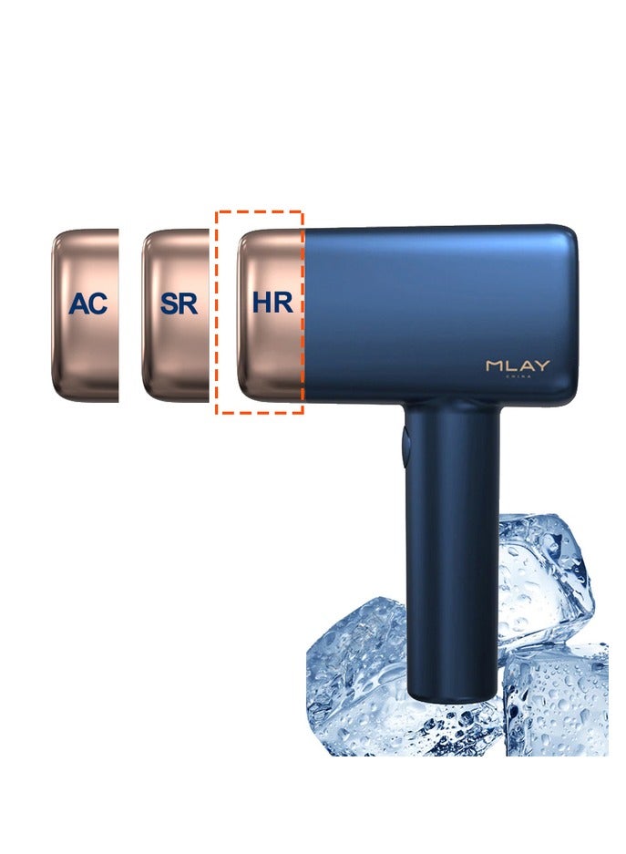 MLAY T14 Painless Ice Compress Laser Hair Removal Device,500,000 Flashes Epilator For Whole Body Bikini Line Arm Armpit Face Back Leg (1*HR+1*AC+1*SR Lamp) - Image 1