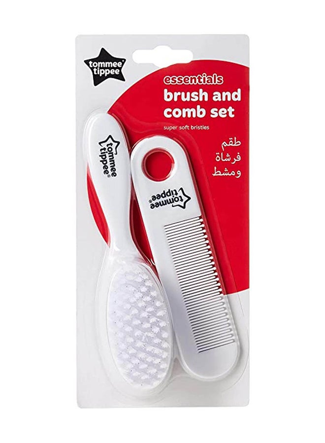 tommee tippee Essential Baby Brush And Comb, 0M+ 