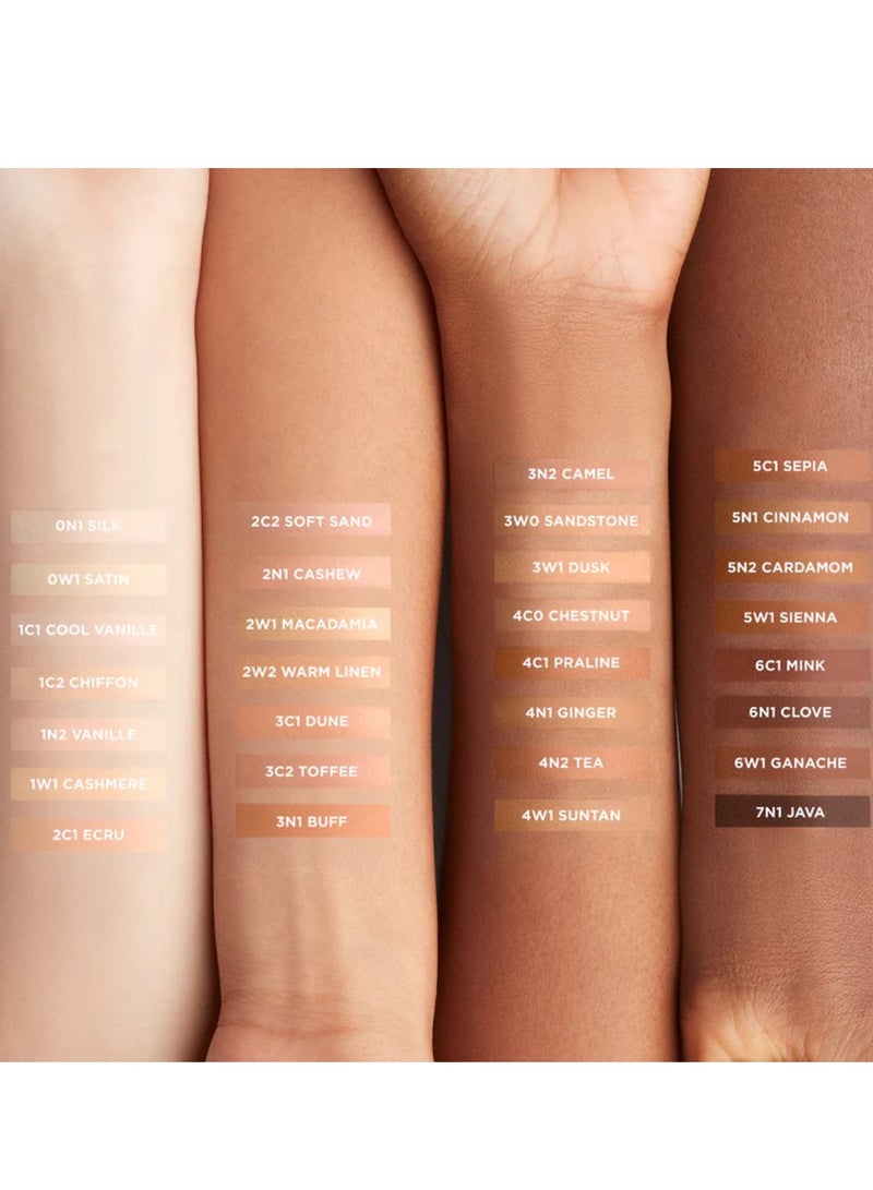 laura mercier Real Flawless Weightless Perfecting Foundation 30ml 1W1 Cashmere - fair with warm undertones - Image 4