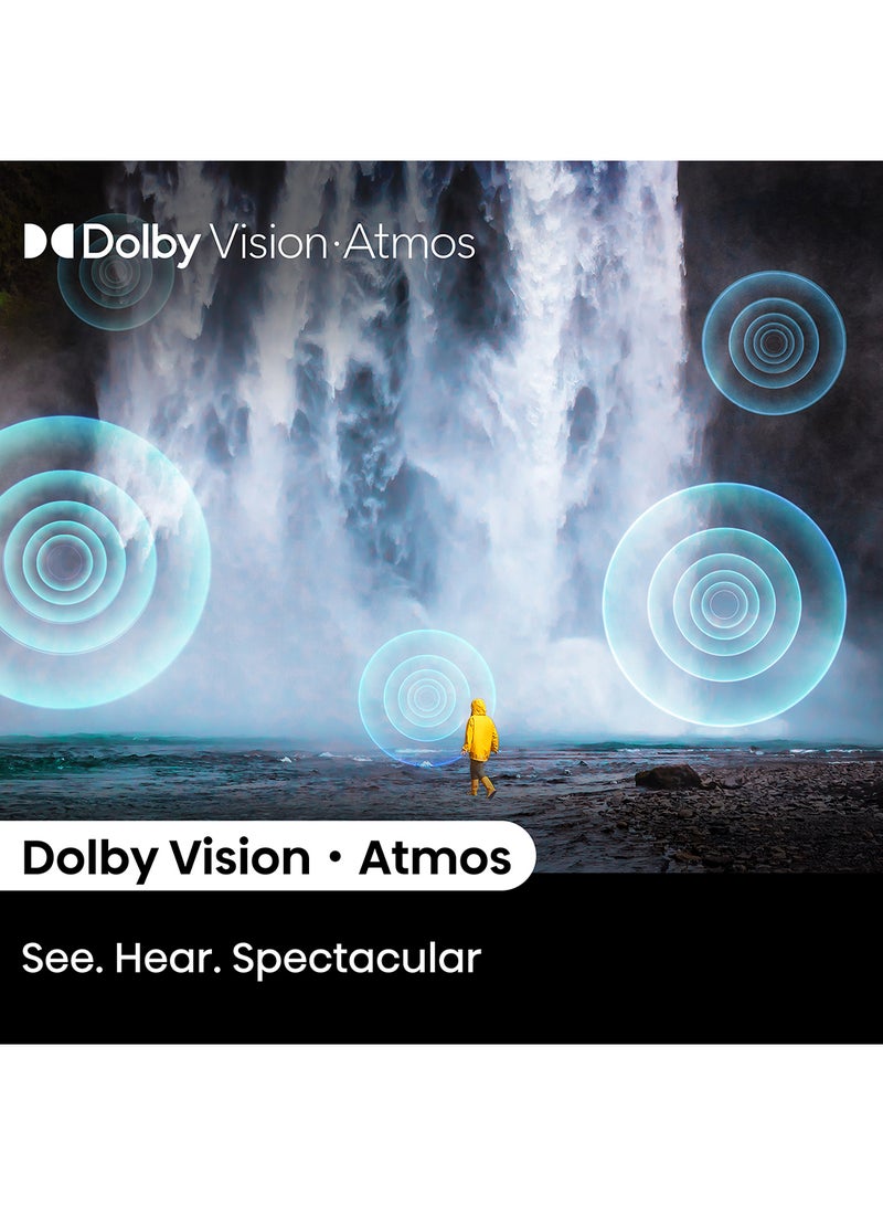 هايسنس تلفزيون QLED ذكي مقاس 55 بوصة E7N-Quantum Dot Colour، صورة AI، Dolby Vision، Dolby Atmos، المشاركة في التلفزيون، التحكم الصوتي، وضع صانع الأفلام، Youtube، Netflix، Disney+ وShahid، (موديل جديد 2024)  - Image 5