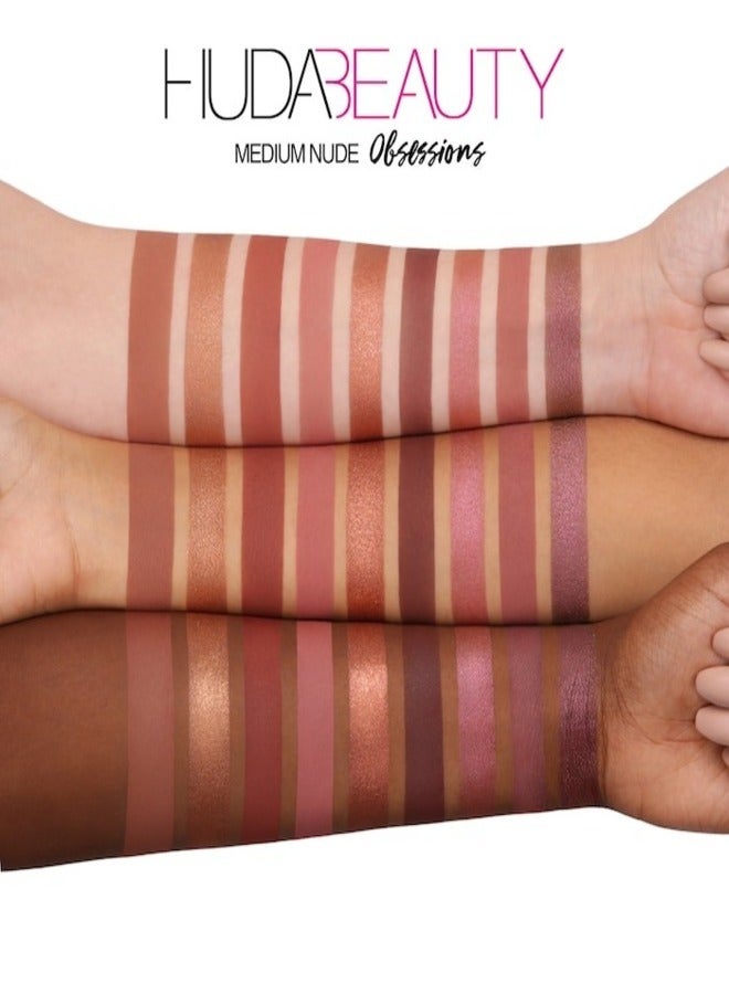 HUDA BEAUTY - Nude Obsessions Eyeshadow Palette Nude Medium 100G Nude Medium - Image 1