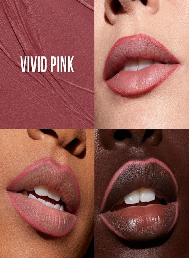 HUDA BEAUTY - Lip Contour 2.0 Automatic Matte Lip Pencil  0.5Grams Vivid Pink - Image 1
