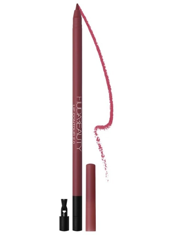 HUDA BEAUTY - Lip Contour 2.0 Automatic Matte Lip Pencil  0.5Grams Deep Rose - Image 1