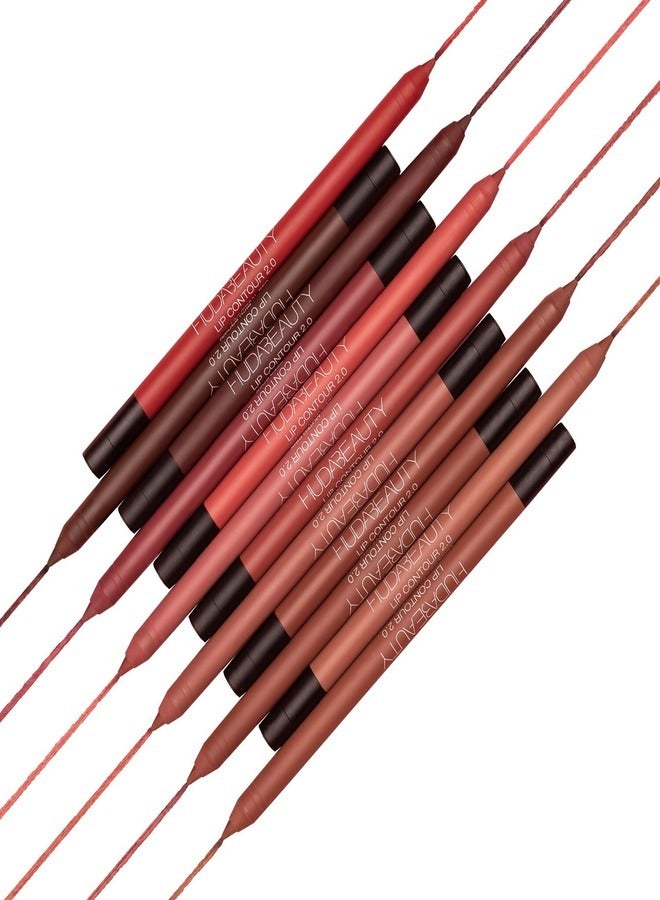 HUDA BEAUTY - Lip Contour 2.0 Automatic Matte Lip Pencil  0.5Grams Deep Rose - Image 1