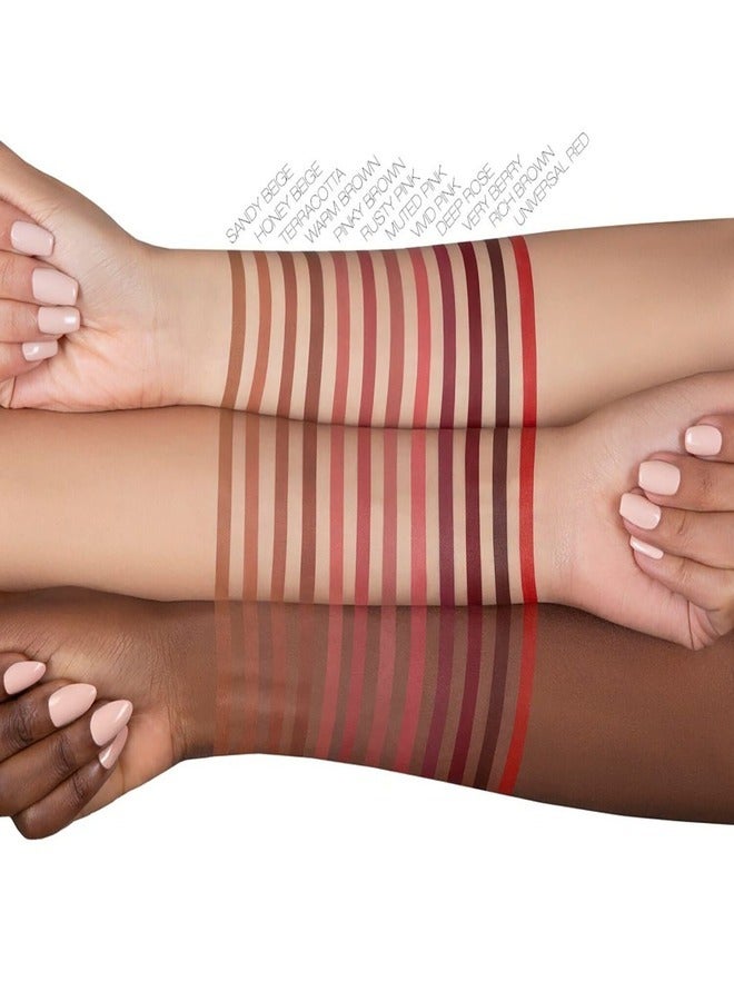 HUDA BEAUTY - Lip Contour 2.0 Automatic Matte Lip Pencil  0.5Grams Deep Rose - Image 1