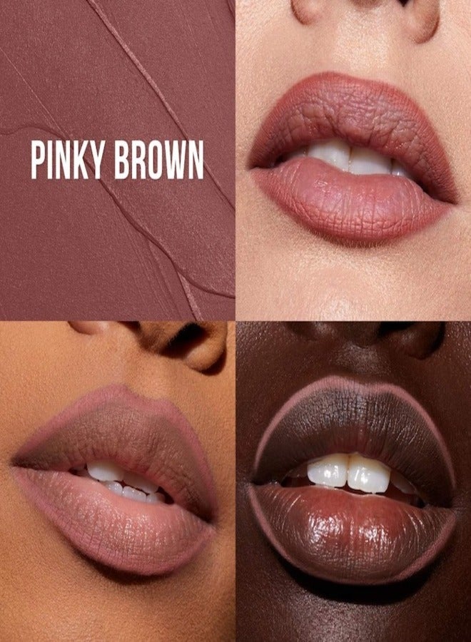 HUDA BEAUTY - Lip Contour 2.0 Automatic Matte Lip Pencil 0.5Grams Pinky Brown - Image 1