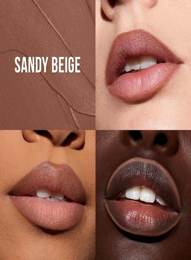 HUDA BEAUTY Lip Contour 2.0 Automatic Matte Lip Pencil 0.5Grams Sandy Beige  - Image 3