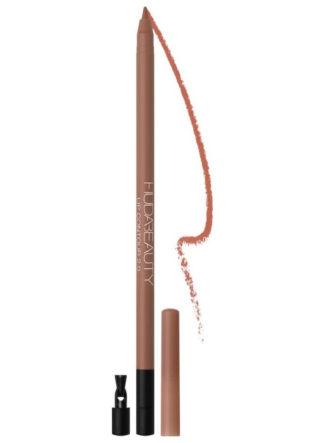 HUDA BEAUTY Lip Contour 2.0 Automatic Matte Lip Pencil 0.5Grams Sandy Beige  - Image 1