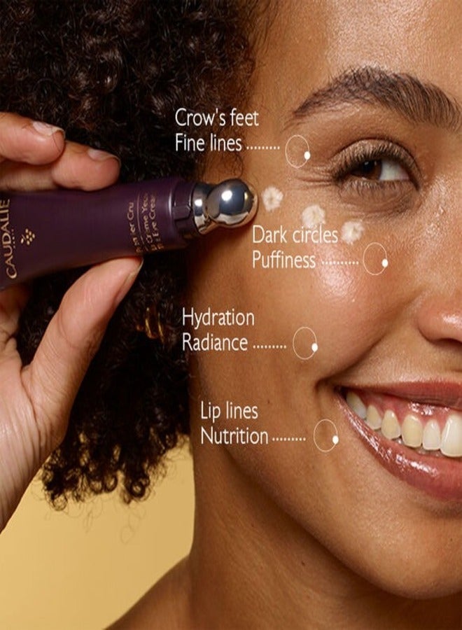 CAUDALIE - Premier Cru Anti AGramsinGrams Eye Cream for Fine Lines and Wrinkles Purple 15ml - Image 1