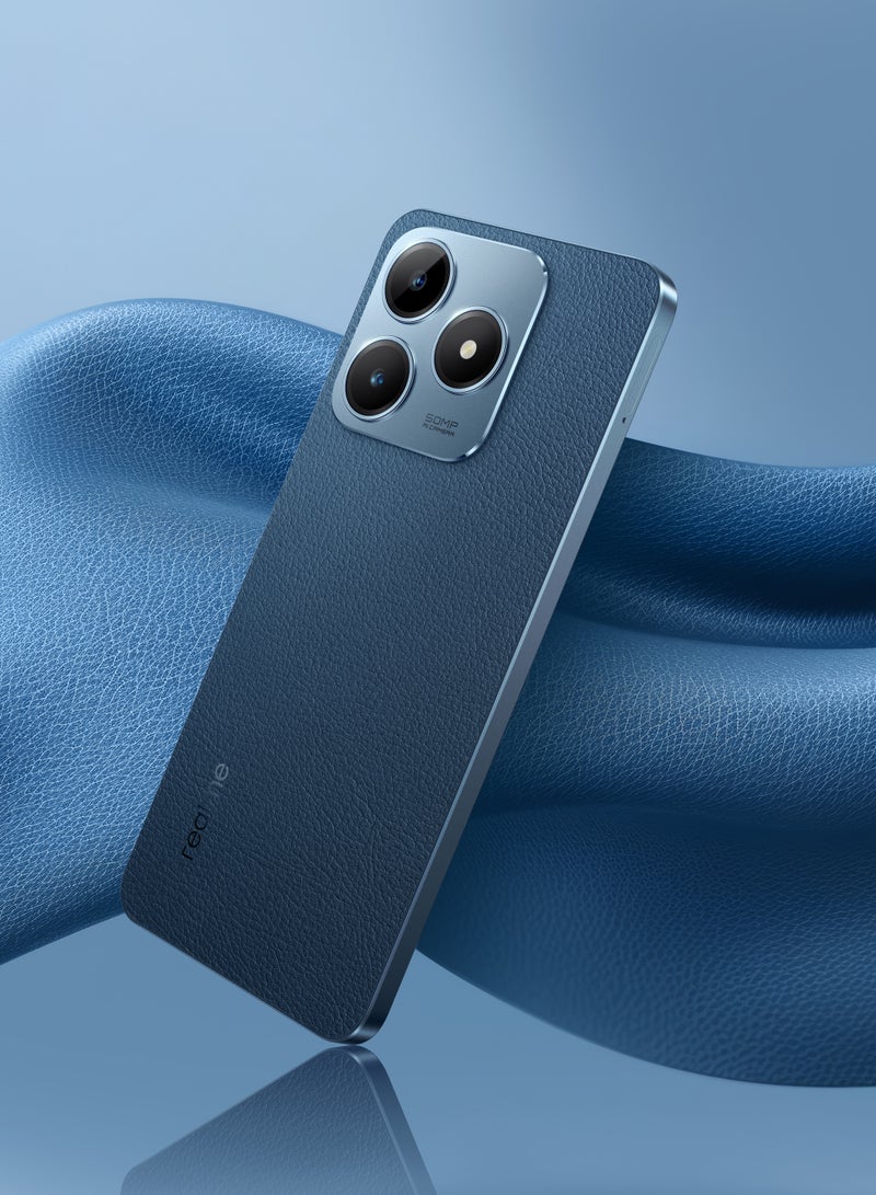 ريل مي C63 ثنائي الشريحة جلد أزرق 8 + 8 جيجابايت رام 256 جيجابايت 4G - إصدار الشرق الأوسط  - Image 2