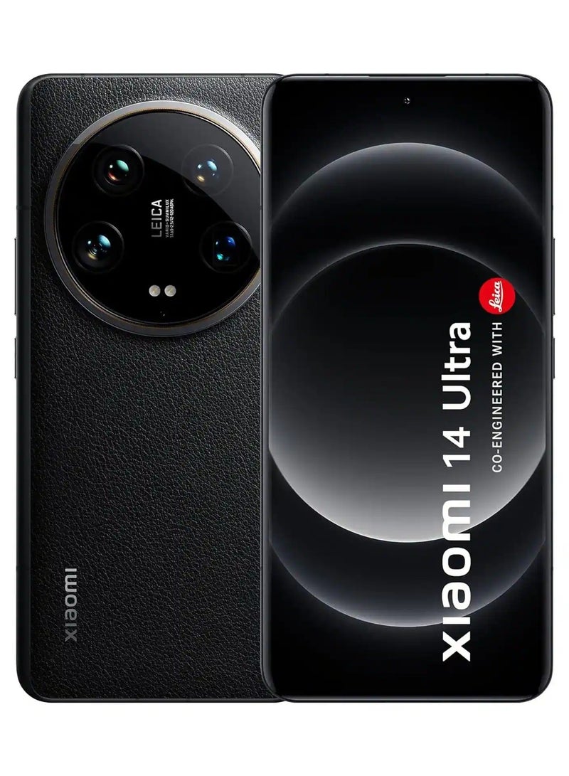 Xiaomi Smartphone 14 Ultra 5G,12GB+256GB, 6.73 inch HyperOS Snapdragon 8 Gen 3 Octa Core 4nm Up To 3.3GHz, Leica 50MP-Chinese Version Black - Image 1