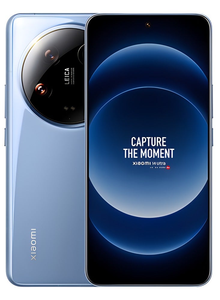 Xiaomi Smartphone 14 Ultra 5G,12GB+256GB, 6.73 inch HyperOS Snapdragon 8 Gen 3 Octa Core 4mm Up To 3.3GHz, Leica 50MP-Chinese Version Blue - Image 1