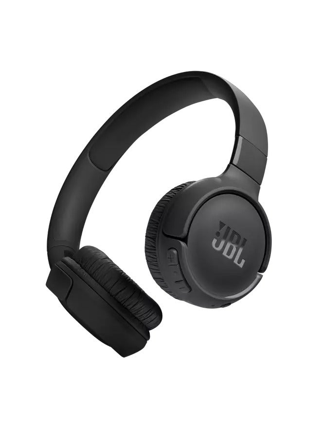 جي بي إل سماعات Tune 520Bt اللاسلكية فوق الأذن بصوت جهير نقي وبطارية 57 ساعة ومكالمات بدون استخدام اليدين بالإضافة إلى اتصال متعدد النقاط مع التعرف على الصوت وخفيفة الوزن وقابلة للطي - Image 1