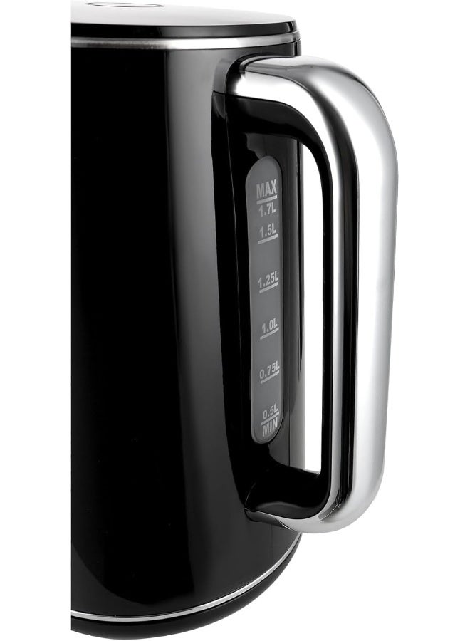 BLACK+DECKER Digital Kettle, Touch Screen, Double Wall Design, 6 Preset Temps, 30-Min Keep Warm, LED Display, Auto Shut-Off, Boil-Dry Protection, Cool-Touch Exterior, 1.7 L 2200 W JCD200-B5 Black - Image 3