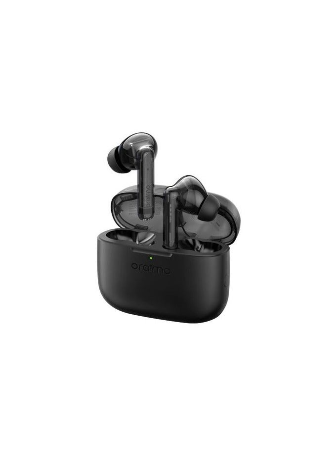 أورايمو FreePods Lite True Wireless Earbuds Bluetooth 5.3, 40H Playtime, IPX5-Water Resistant, with 2 Mics, via App - Black  - Image 1