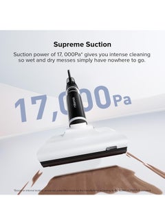 roborock Wet and Dry Vacuum Cleaner Dyad Air,17000Pa Power Suction,Edge Cleaning,Vanquish Wet and Dry Messes, Self-Cleaning & Drying System for Hardwood Floor-White 900 ml 260 W WD2H2A White/Black  - Image 4