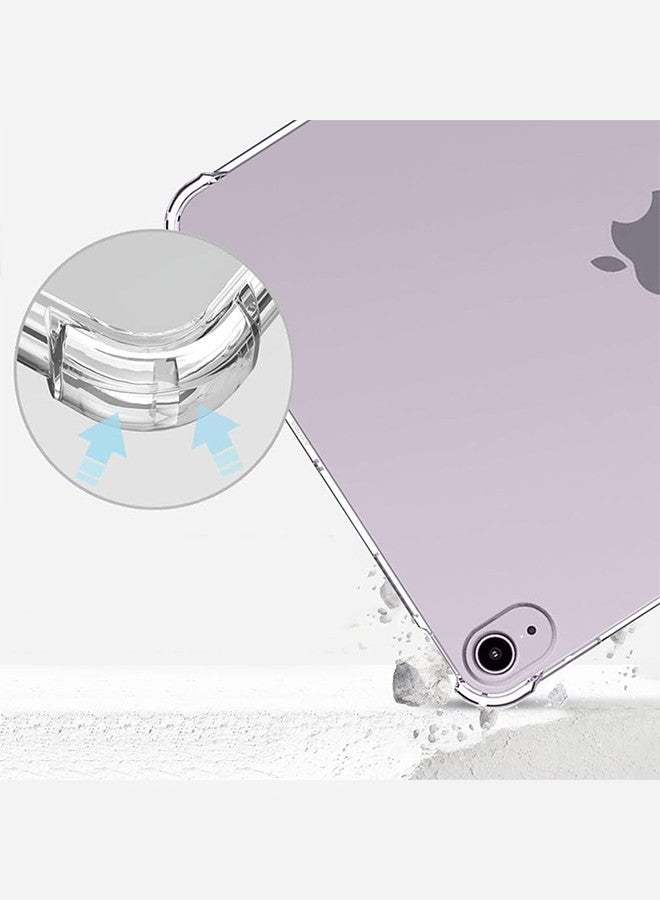 MARGOUN [for iPad Air 13 inch 2024] Clear TPU Case Shockproof Transparent Cover Shock Absorbing Flexible TPU Protective Cover Clear  - Image 2