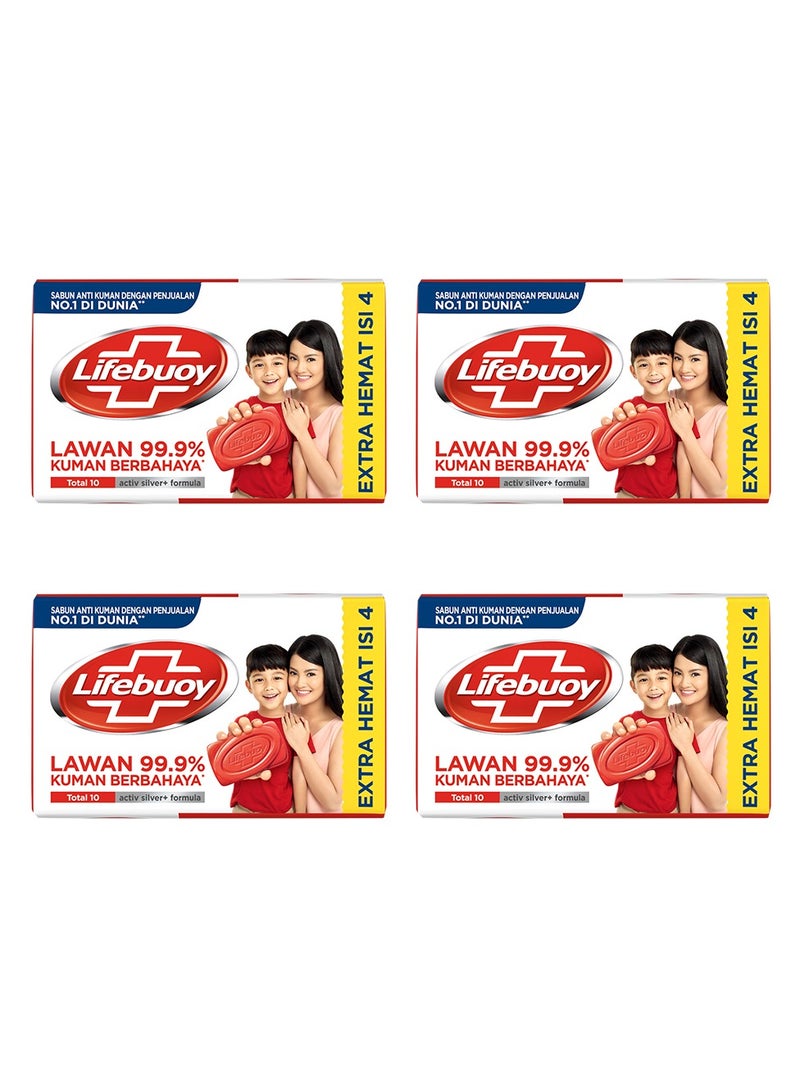 Lifebuoy Activ Sliver Formula 4x60grams  - Image 1