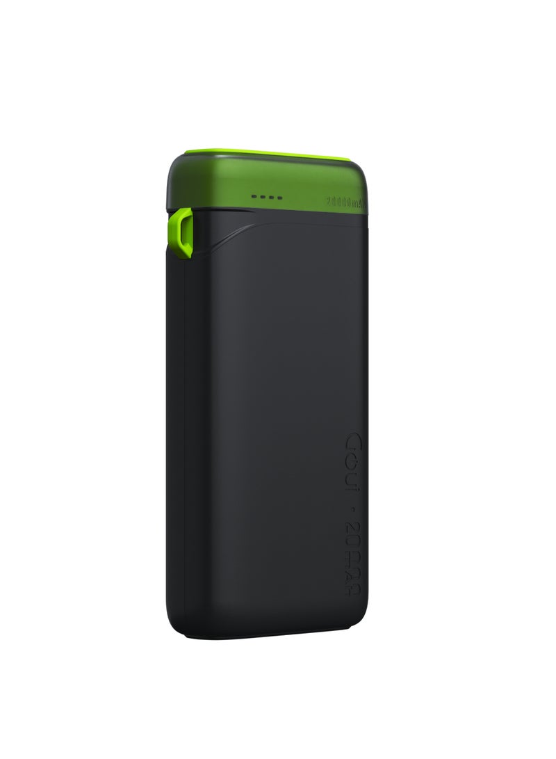 Goui - 20000 mAh Pwani Power Bank - High-Capacity Portable Power Bank for Simultaneous Device Charging, Compatible with Smartphones, Tablets, Gaming Devices, Portable DVD Players, MP3/MP4, and Bluetooth Devices, Compact and Travel-Friendly for Instant Power Anywhere - Multicolour - Image 1