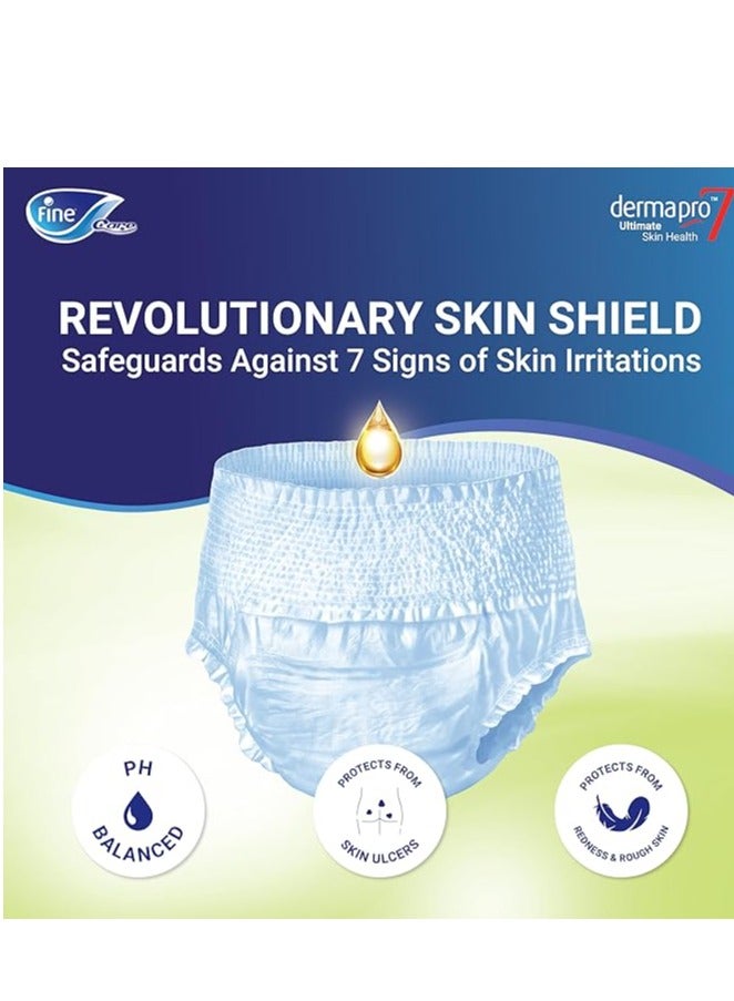 Fine Care - Incontinence Derma Pro 7 Adult Pull Ups Diapers Medium Waist 80-11cm 14 Counts - Image 1