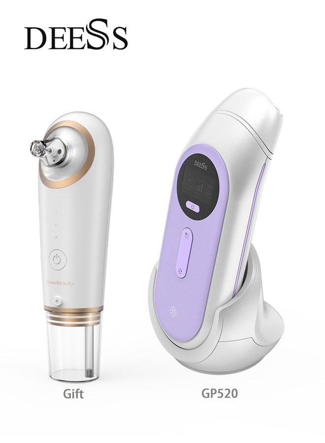 DEESS GP520 Skin Care Tools, RF+LED Light Technology Facial Treatment Device, Facial Massager, EMS Skin Tightening Machine, 3 Levels Energy, Anti-Aging, Wrinkle Reduction, Skin Rejuvenation Purple - Image 1