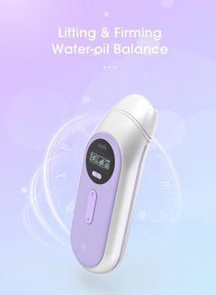 ديس أدوات العناية بالبشرة GP520، جهاز علاج الوجه بتقنية الضوء RF+LED، جهاز تدليك الوجه، جهاز شد الجلد EMS، 3 مستويات طاقة، مضاد للشيخوخة، تقليل التجاعيد، تجديد البشرة  - Image 2
