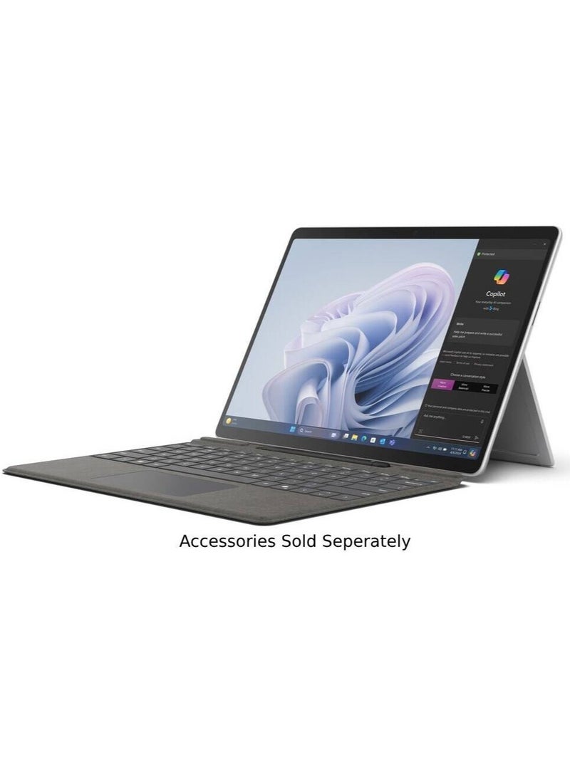 Microsoft Surface Pro 10 2-In-1 Tablet, 13" (2880 x 1920) LCD Touch Display, Intel Core Ultra 7 165U, 16GB RAM, 512GB SSD, Intel Graphics, Wi-Fi Only, 2x 2W Speaker, Win11Pro English Platinum  - Image 3