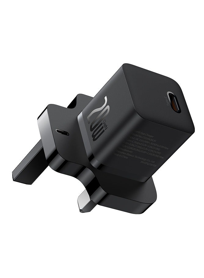 بيسوس شاحن GaN5 السريع Mini 1C 20W من مجموعة المملكة المتحدة - Image 2