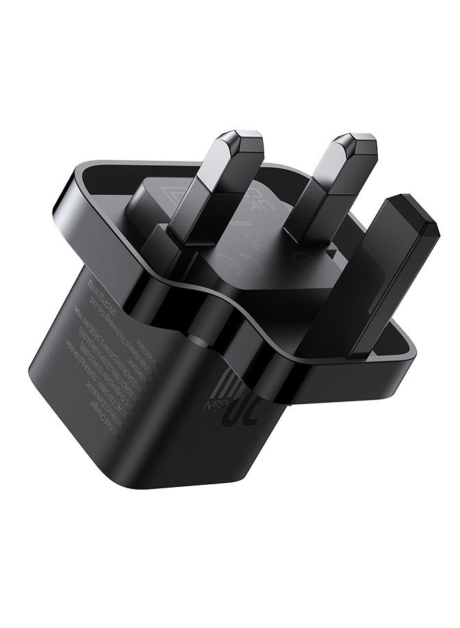 بيسوس شاحن GaN5 السريع Mini 1C 20W من مجموعة المملكة المتحدة - Image 3