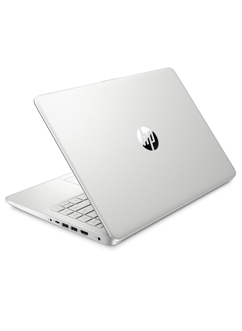 HP - Notebook 14 (Upgraded Version) Laptop With 14-Inch Display, Core i7 Processer/12GB RAM/512GB SSD/Intel Iris Graphics/Windows 11 + HP Original Mouse English Silver - Image 1