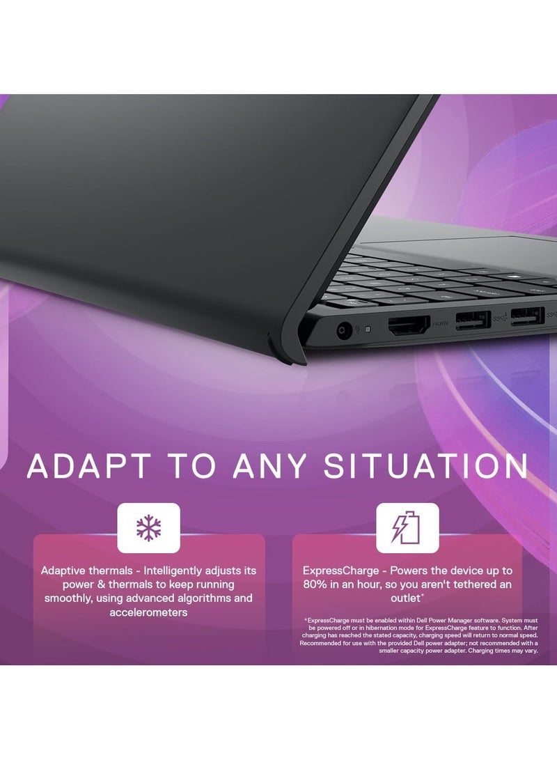 DELL - 2024 Inspiron 3530 Think & Light (Upgraded Version) Laptop With 15.6-Inch Display, Core i7 Processor/32GB RAM/1TB SSD +1TB HDD/Intel Iris XE Graphics/Windows 11 + Dell Bag English Black - Image 1