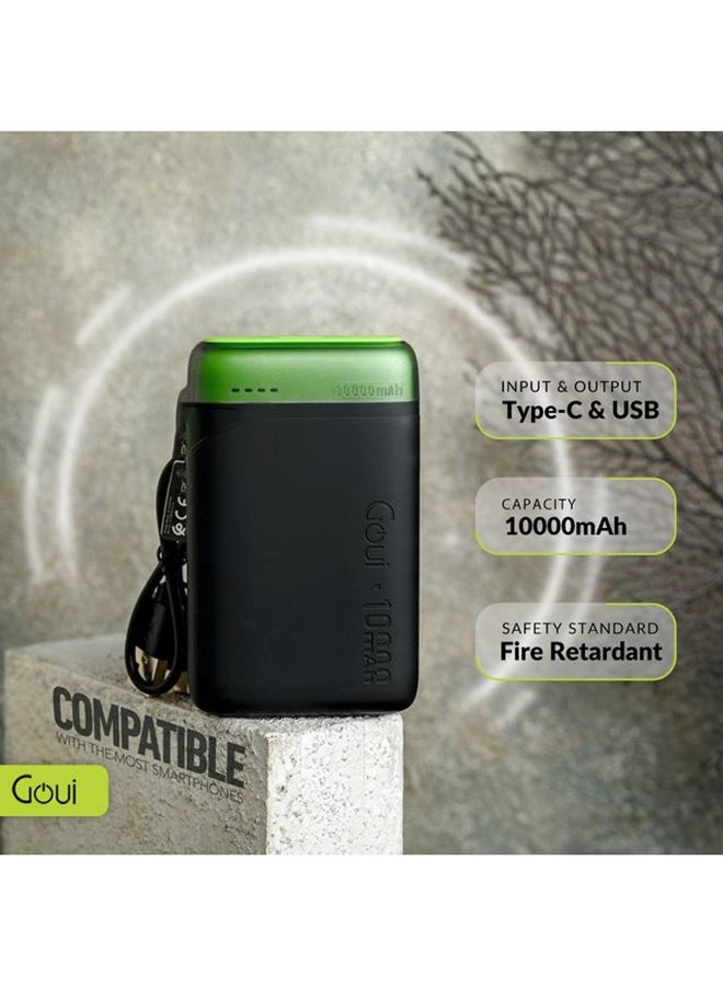 10000 mAh 10000 mAh Pwani Power Bank Portable Charger – Simultaneous Charging for Smartphones, Tablets, Bluetooth Devices, and More | Compact and Travel-Friendly Design for Instant Power Anywhere - Multicolour Multicolour