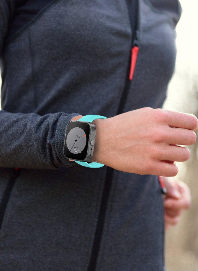 MARGOUN [for Nothing Watch Pro] 22mm Silicone Band Women Men Soft Silicone Sport Wristbands Replacement Strap Blue - Image 3