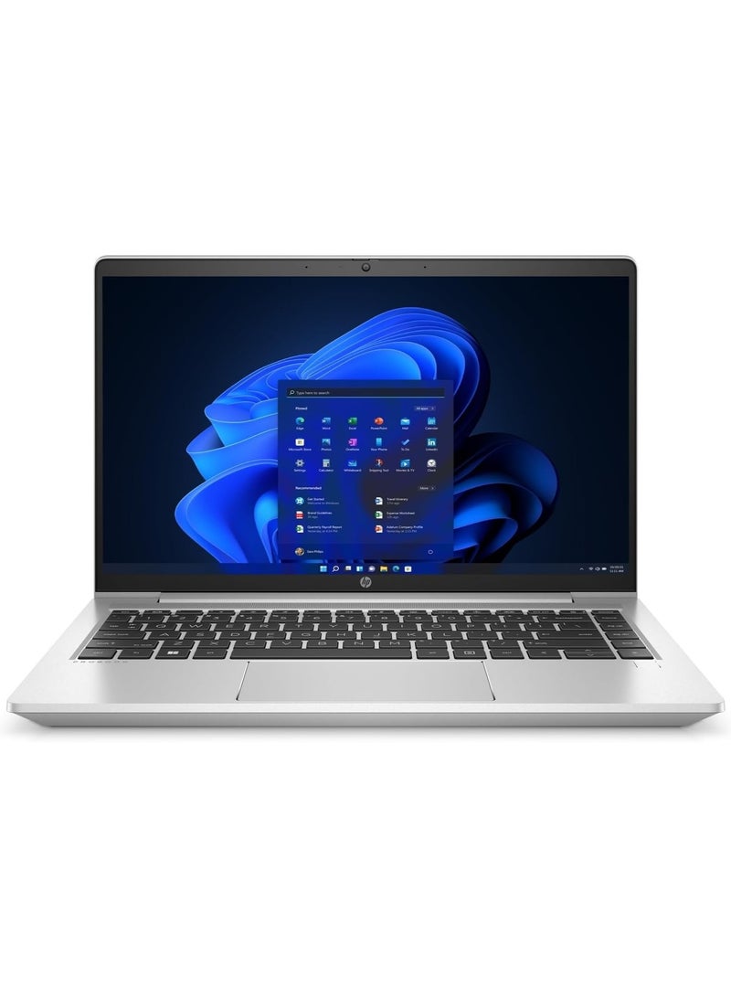 HP - Laptop With 14-Inch Display, AMD Ryzen 7 Processor/16GB RAM/512GB SSD/AMD Radeon Graphics Core/Windows 11 With Hub + Mouse English/Arabic Silver - Image 1