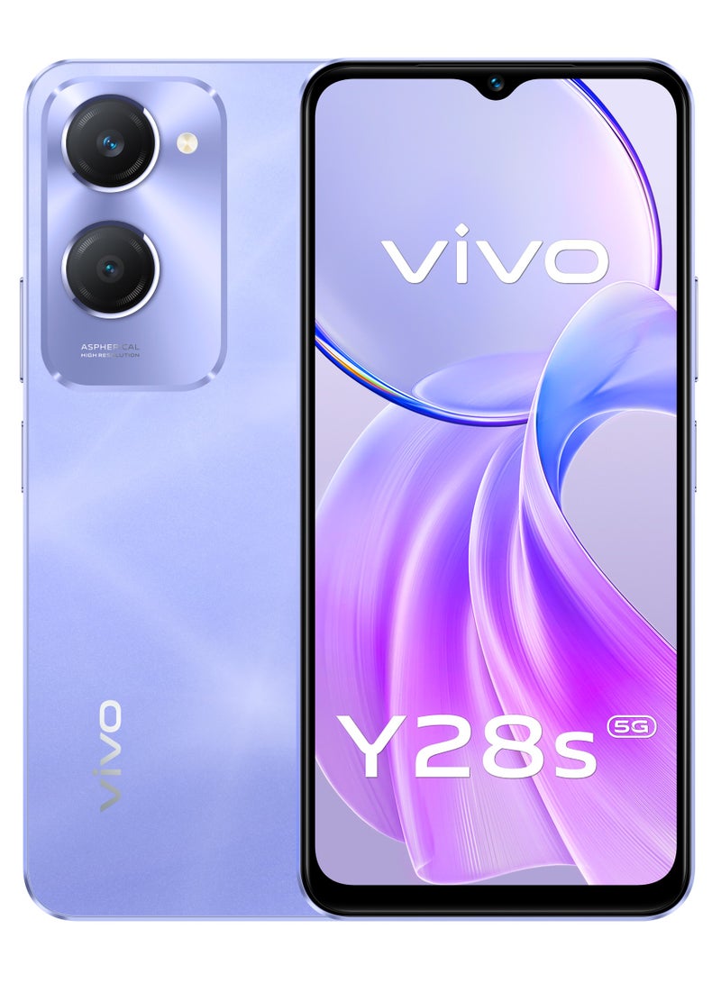 vivo - Y28s 5G Dual SIM Twinkling Purple 8GB RAM 256GB - Middle East Version - Image 1