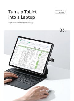 بيسوس محول USB إلى USB C، نقل بيانات بسرعة 10 جيجابت في الثانية، محول OTG صغير من النوع C إلى USB 3.1، محول USB C متوافق مع iPhone 15 Pro Max، سلسلة Samsung S24 Ultra، iPad، MacBook، الأجهزة اللوحية، سماعة أذن USB C  - Image 5