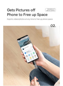 بيسوس محول USB إلى USB C، نقل بيانات بسرعة 10 جيجابت في الثانية، محول OTG صغير من النوع C إلى USB 3.1، محول USB C متوافق مع iPhone 15 Pro Max، سلسلة Samsung S24 Ultra، iPad، MacBook، الأجهزة اللوحية، سماعة أذن USB C  - Image 4