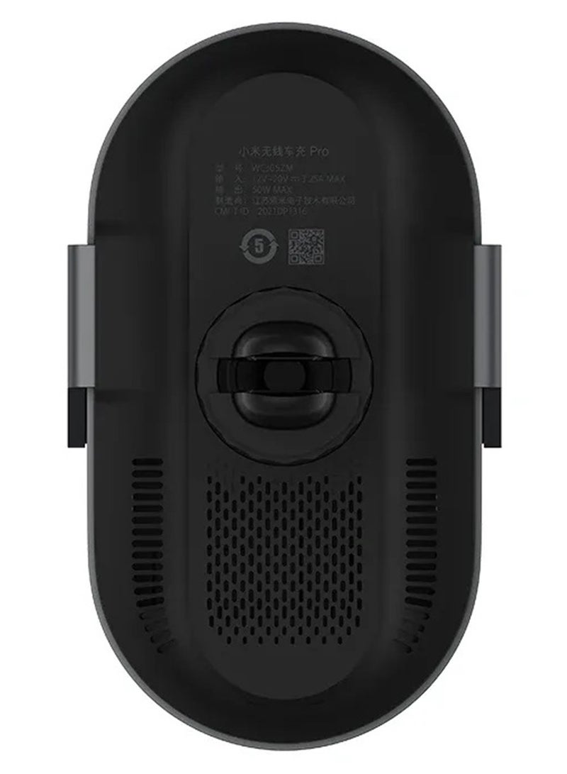 Xiaomi Wireless Car Charger Pro,50W Max Wireless Super-Fast Flash Charging, Responsive and Adjustable, Single-Hand Operation, Supports Power-Off Release, Smart Thermal Dissipation Black  - Image 5