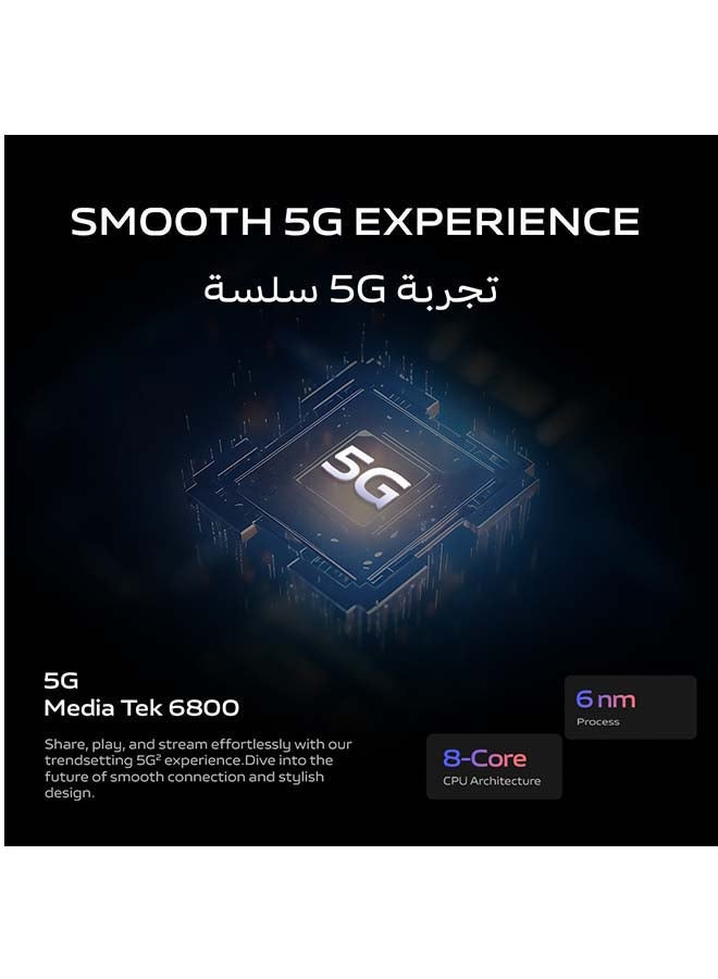 فيفو Y28s 5G ثنائي الشريحة بني موكا، ذاكرة وصول عشوائي 8 جيجابايت، 256 جيجابايت مع سماعات أذن وضمان 24 شهرًا - إصدار الشرق الأوسط  - Image 4