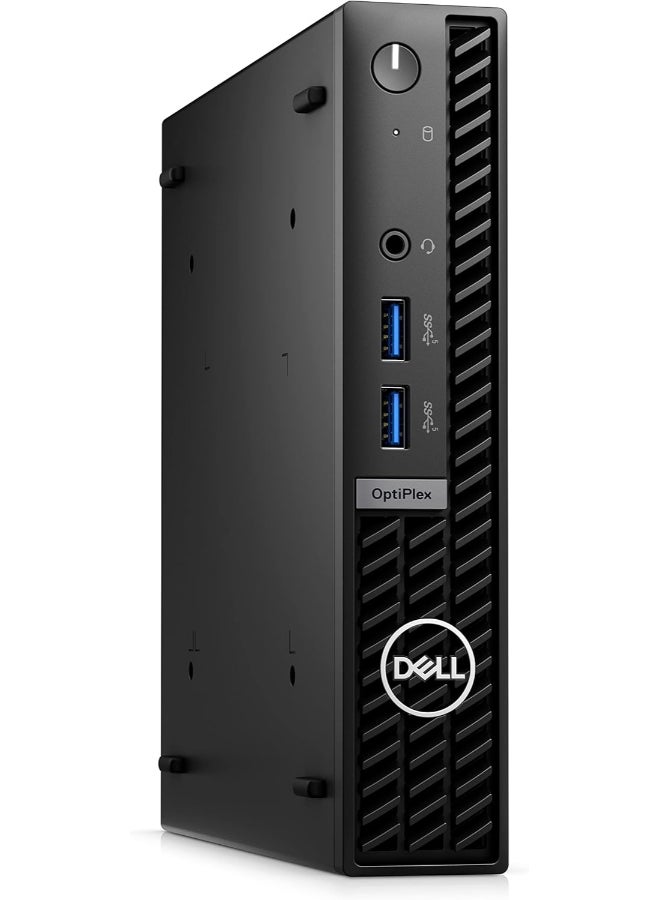 DELL - Optiplex 7010 MFF Micro Mini PCCore i5-13500T Processor/16GB RAM/512GB SSD/Intel UHD Graphics/Free DOS(Without Windows) Black - Image 1